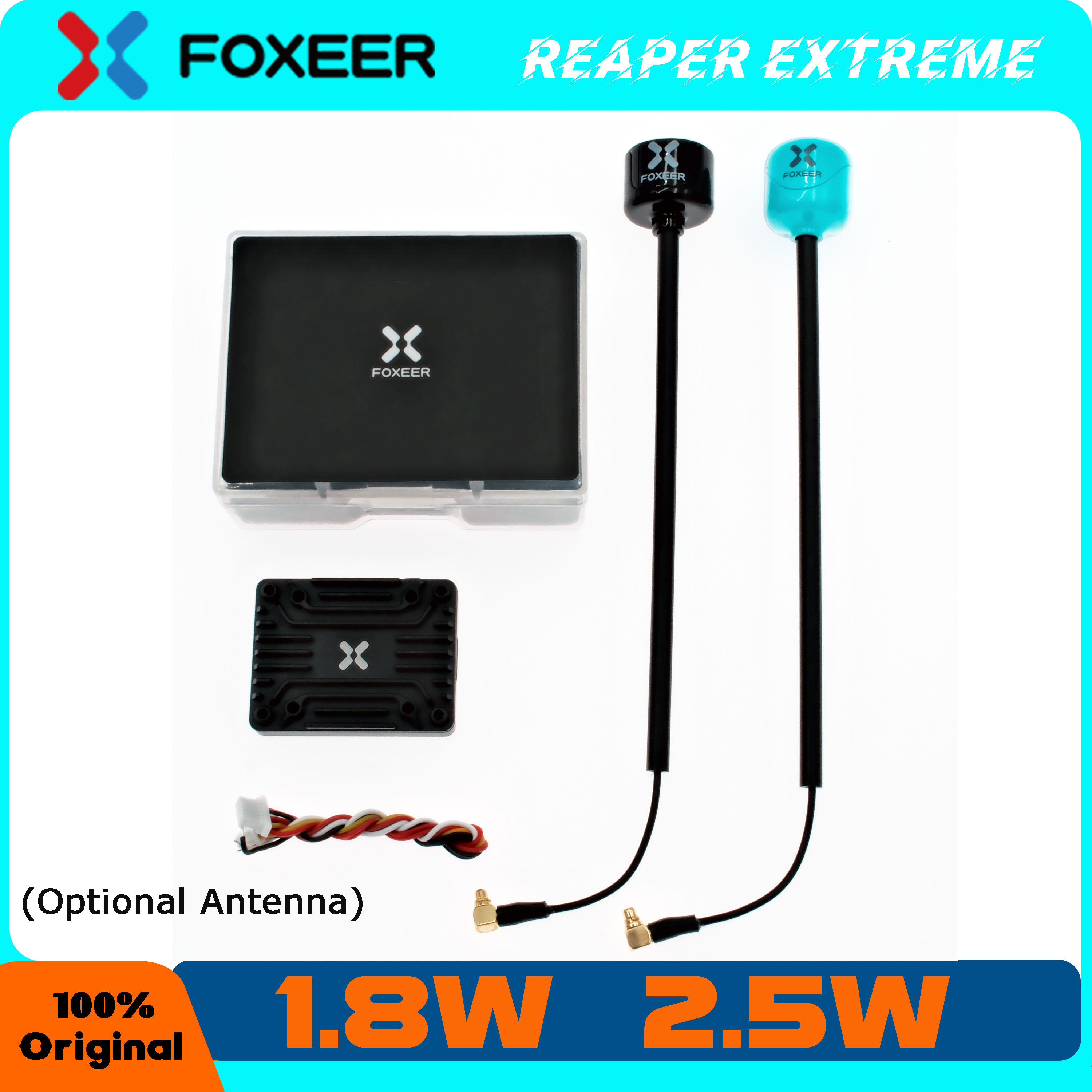 Foxeer Reaper Extreme 2.5W Vtx - Foxeer Reaper extreme 2,5 w/1,8 w