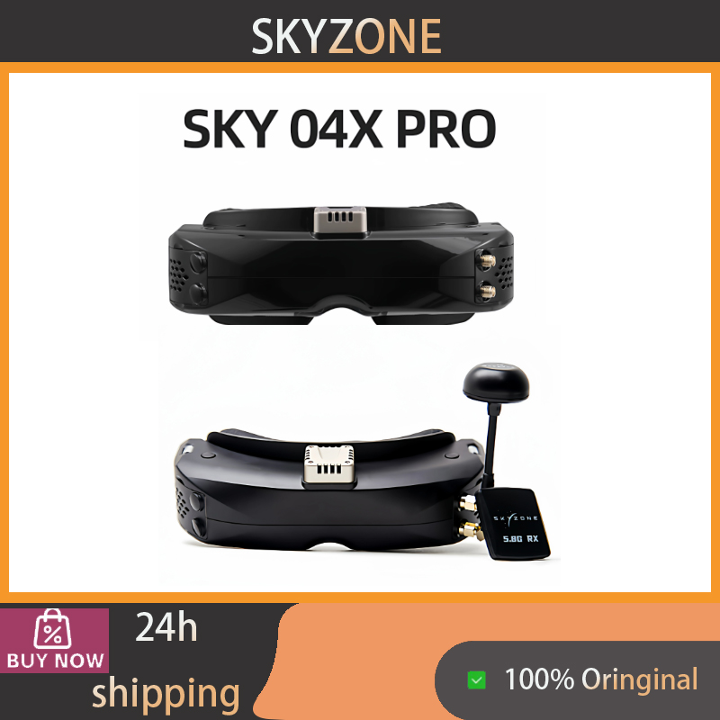 Skyzone Sky04O Pro Fpv Goggles - SKYZONE 04X PRO FPV-Brille, integrierter HD-DVR,